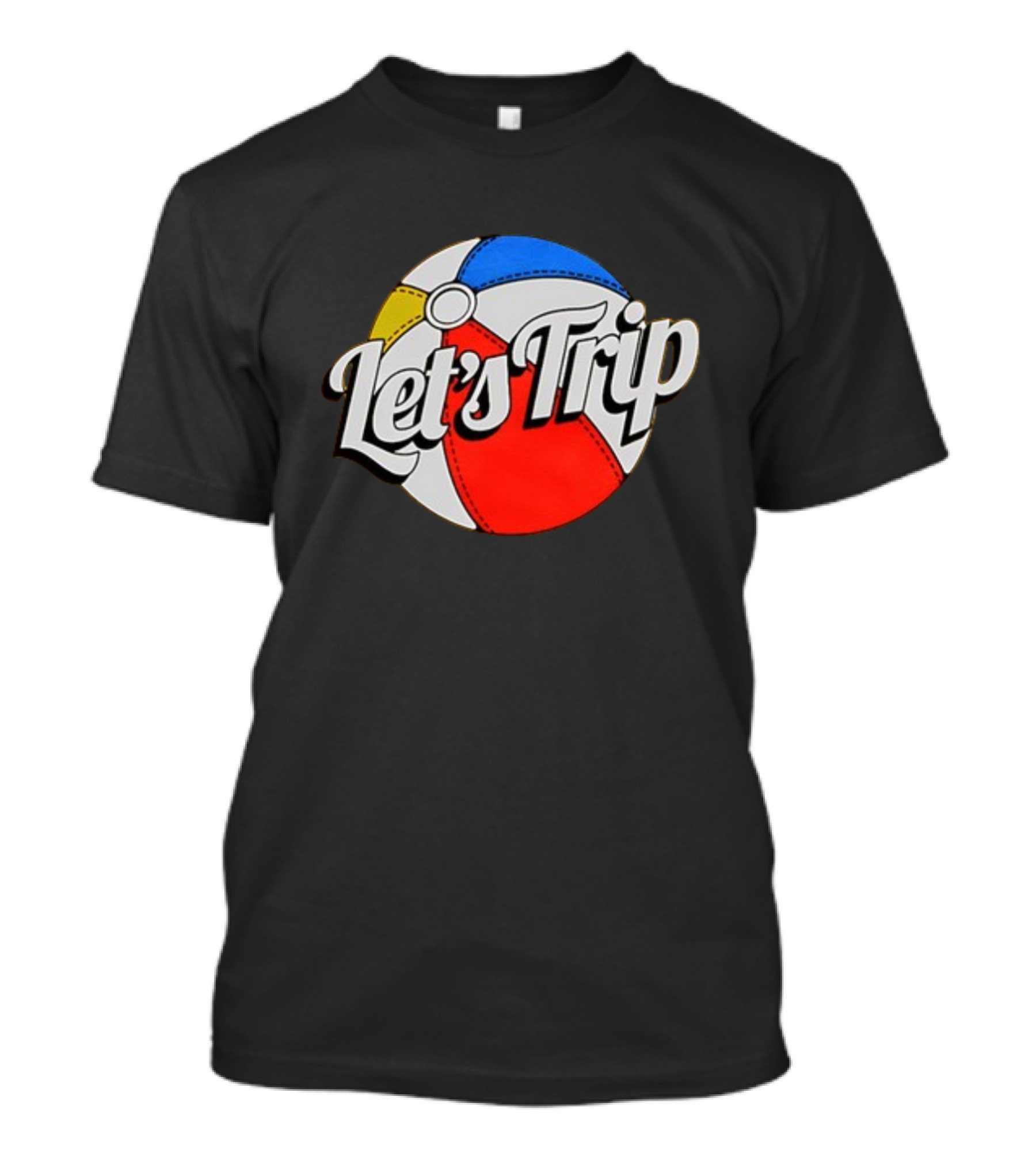 Let's Trip Colorful Beach Ball T-Shirt