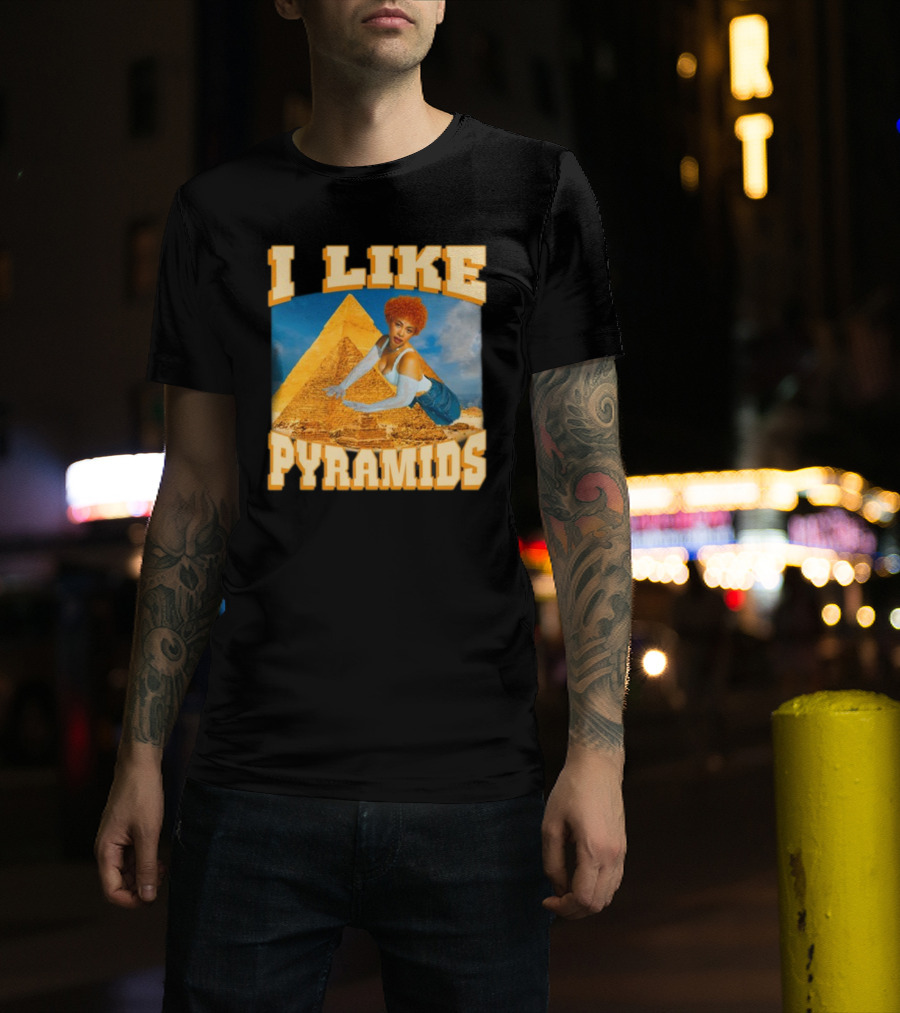 Ice Spice I Like Pyramids 90s Style Cleopatra Nostalgia T-Shirt