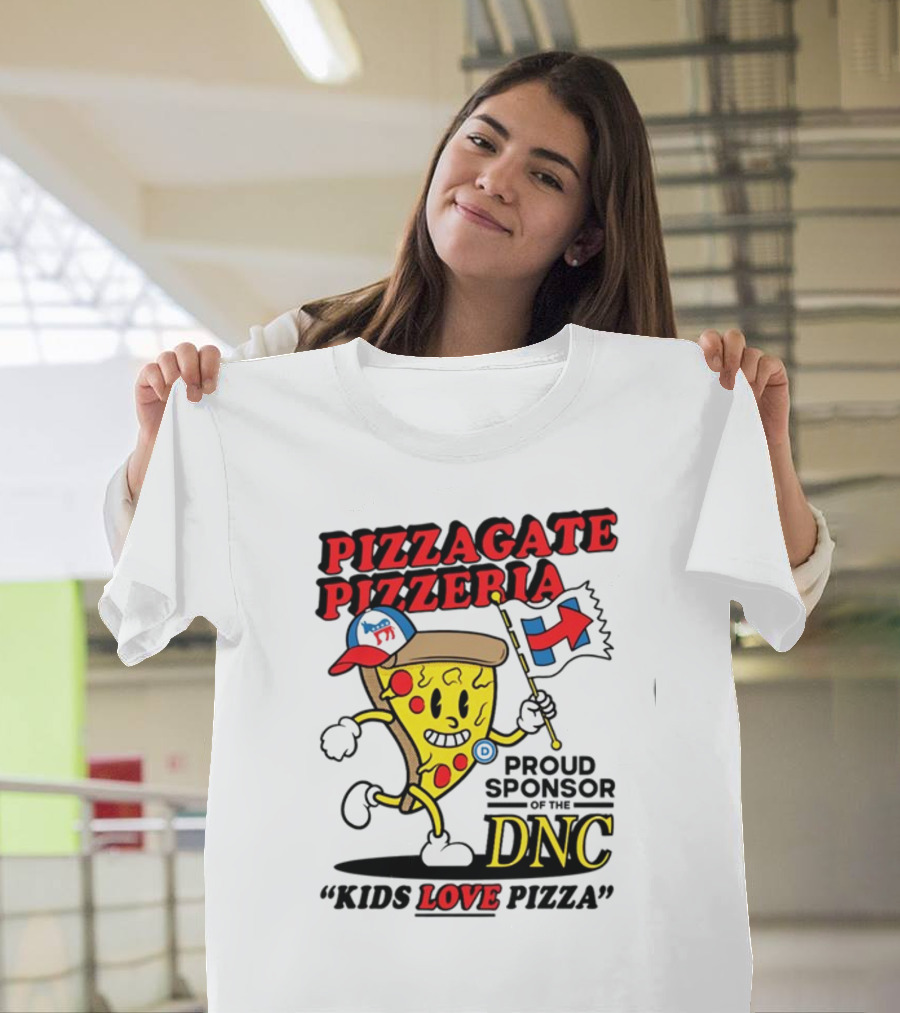 Pizzagate Pizzeria Proud Sponsor Of The DNC Kids Love Pizza T-Shirt