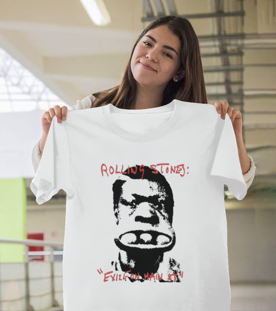 Rolling Stones Exile On Main St Sketch Face T-Shirt