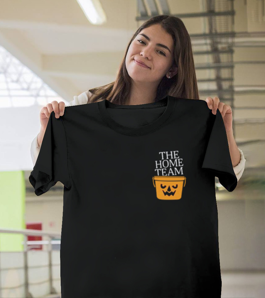 The Home Team Halloween Trick or Treat Pumpkin Bucket T-Shirt