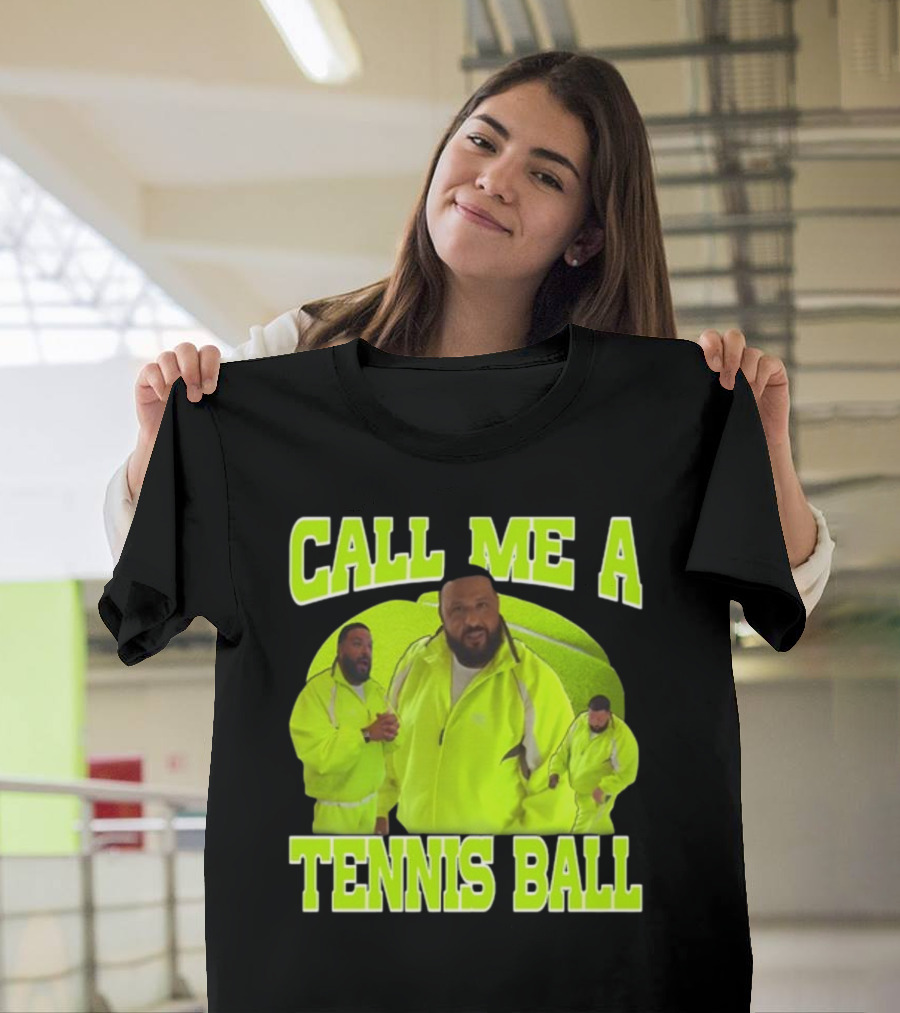 DJ Khaled Call Me A Tennis Ball Neon T-Shirt