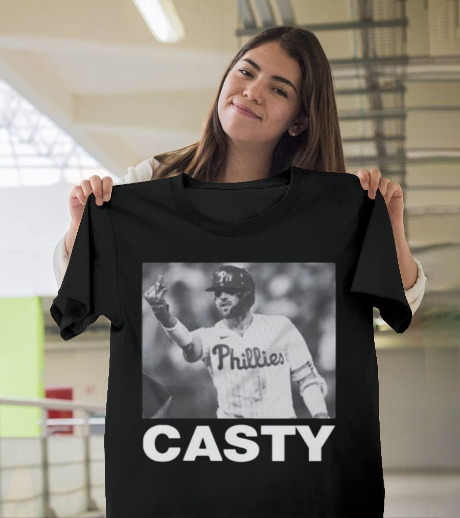 Casty Phillies Baseball Player Phillies T-Shirt
