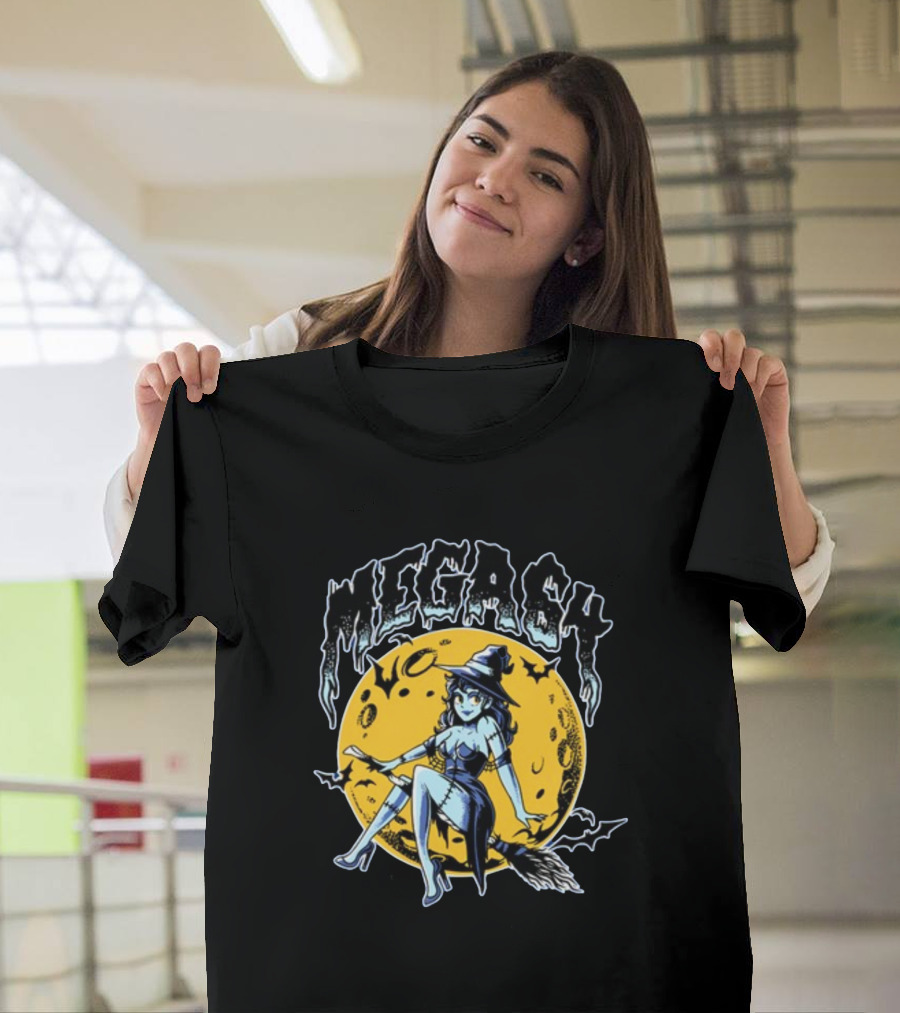 MEGASH Moon Witch Rider T-Shirt