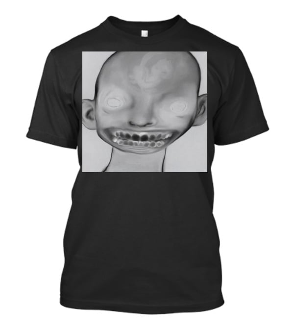 Horizonsupply Heart Stops Beating Eerie Skull Face T-Shirt