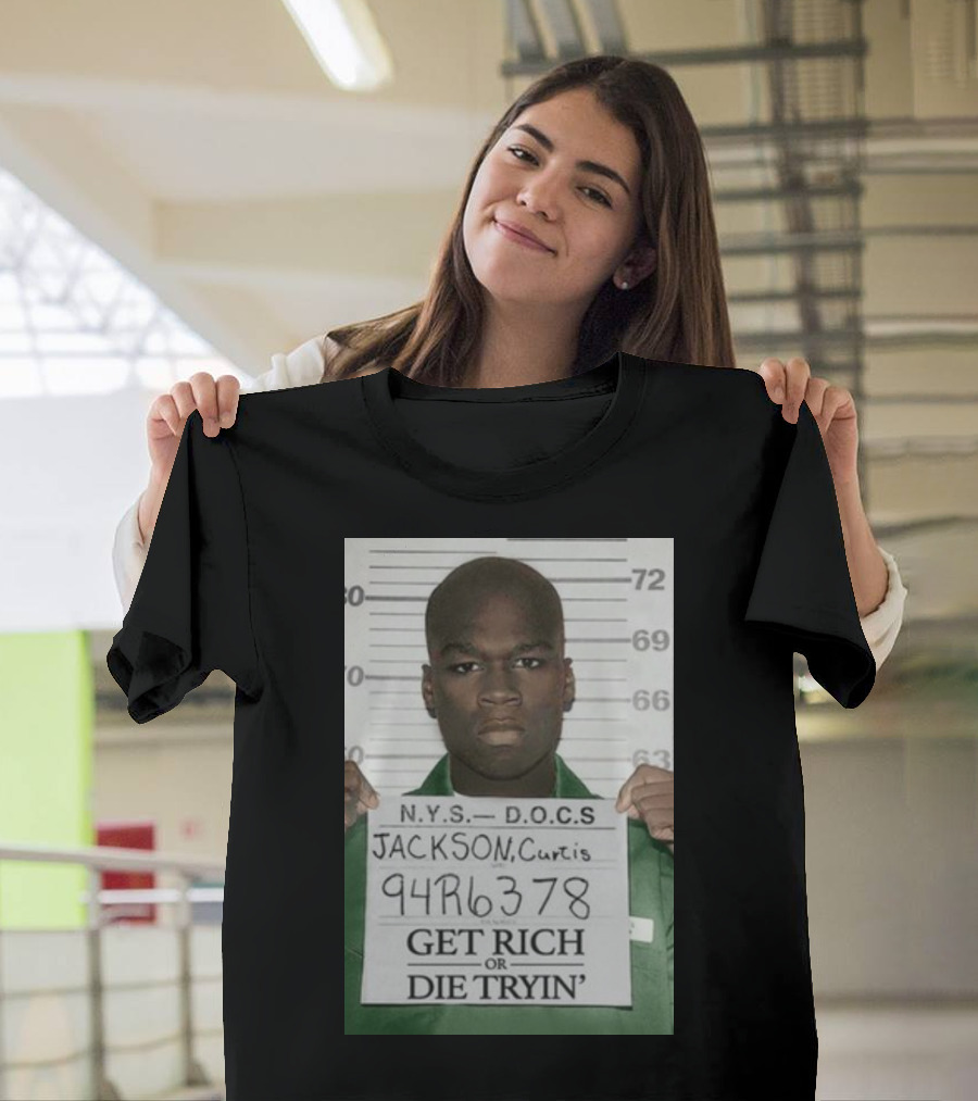 Curtis Jackson Get Rich Or Die Tryin' Mugshot 94R6378 T-Shirt