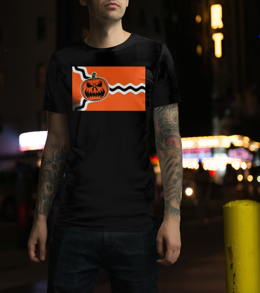 St. Louis Flag Inspired Pumpkin Halloween T-Shirt