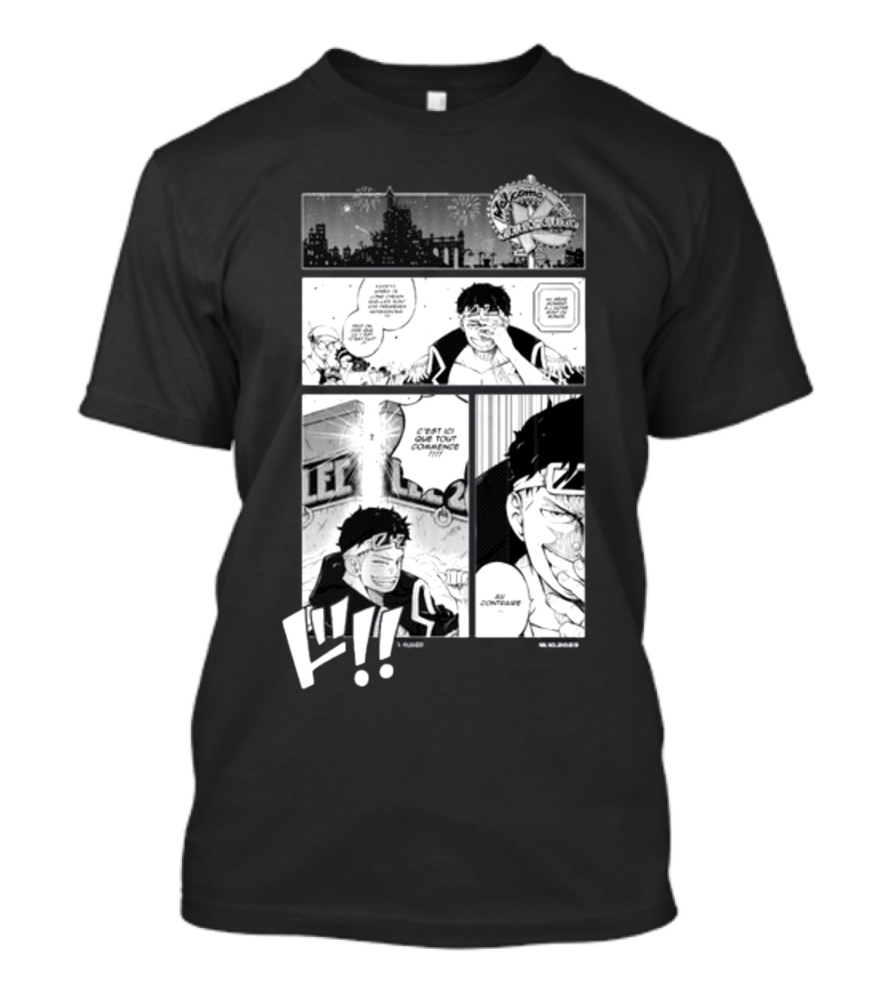 Karmine Corp Piece Of History Manga Comic Scene Chapter₪7 T-Shirt