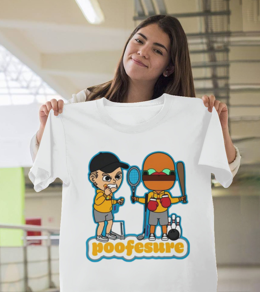 Poofesure Wii Sports Parody With Gaming And Boxing Elements T-Shirt