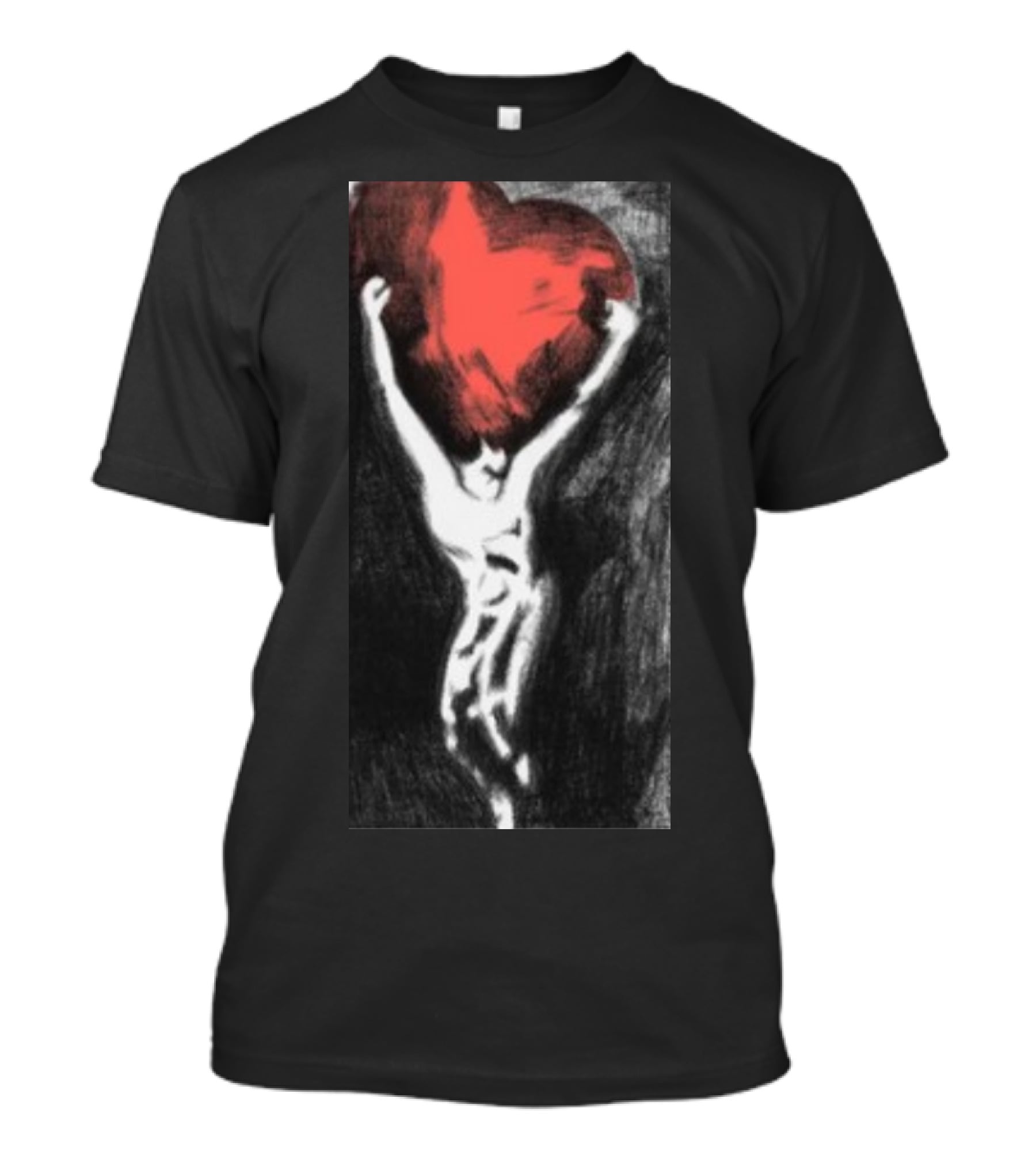 Rider Love Red Heart Embrace T-Shirt