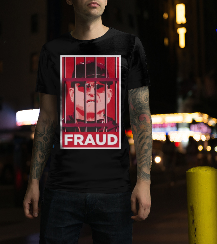 Nebraska Fraud Bars Red T-Shirt