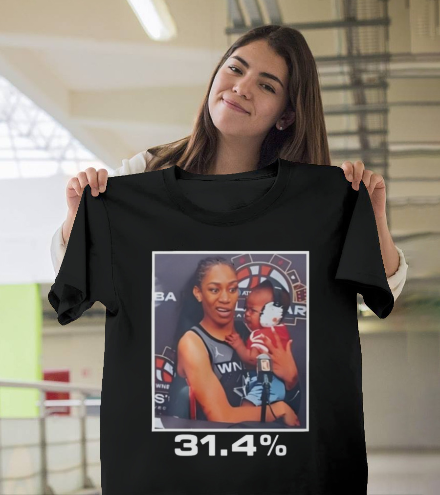 A’ja Wilson WNBA 31.4% T-Shirt