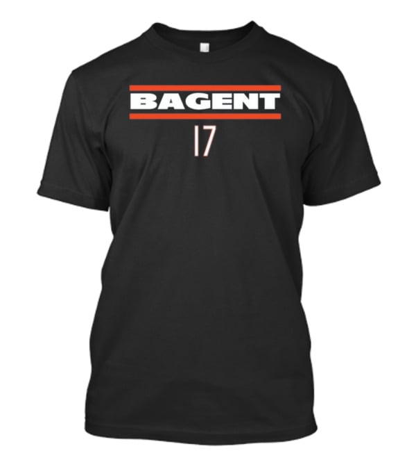 Obviousshirts Bagent 17 Bold Text Sports Fan Top T-Shirt