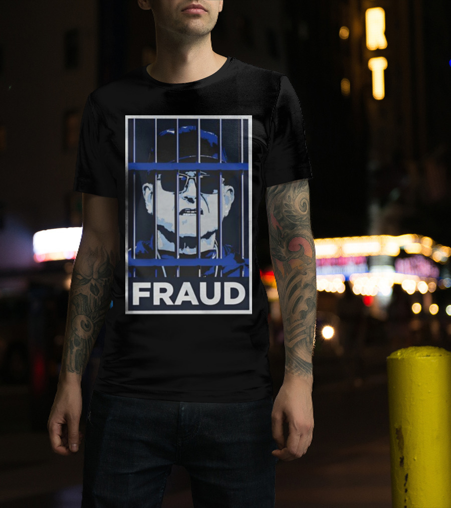 Harbaugh Behind Bars Fraud T-Shirt
