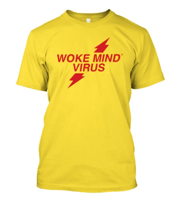 Woke Mind Virus Lightning Bolt T-Shirt