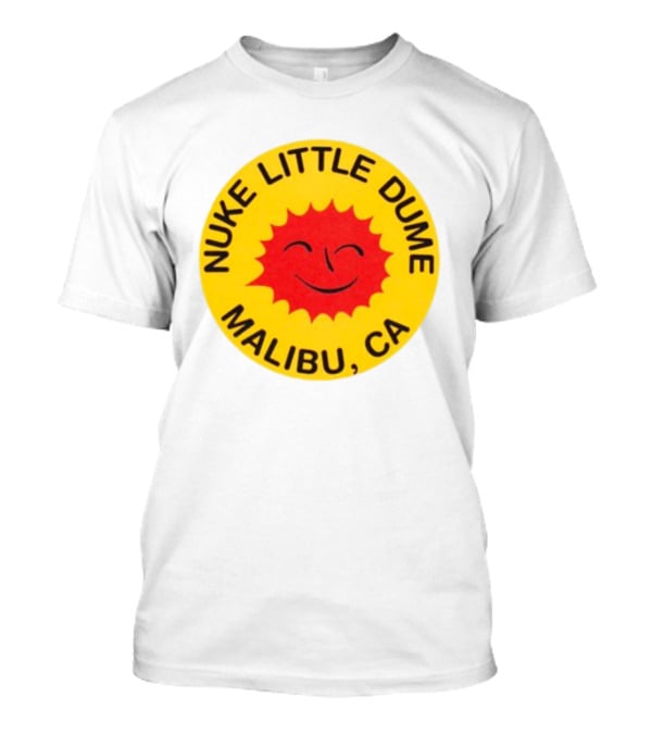 Nuke Little Dume Malibu CA Smiling Sun T-Shirt