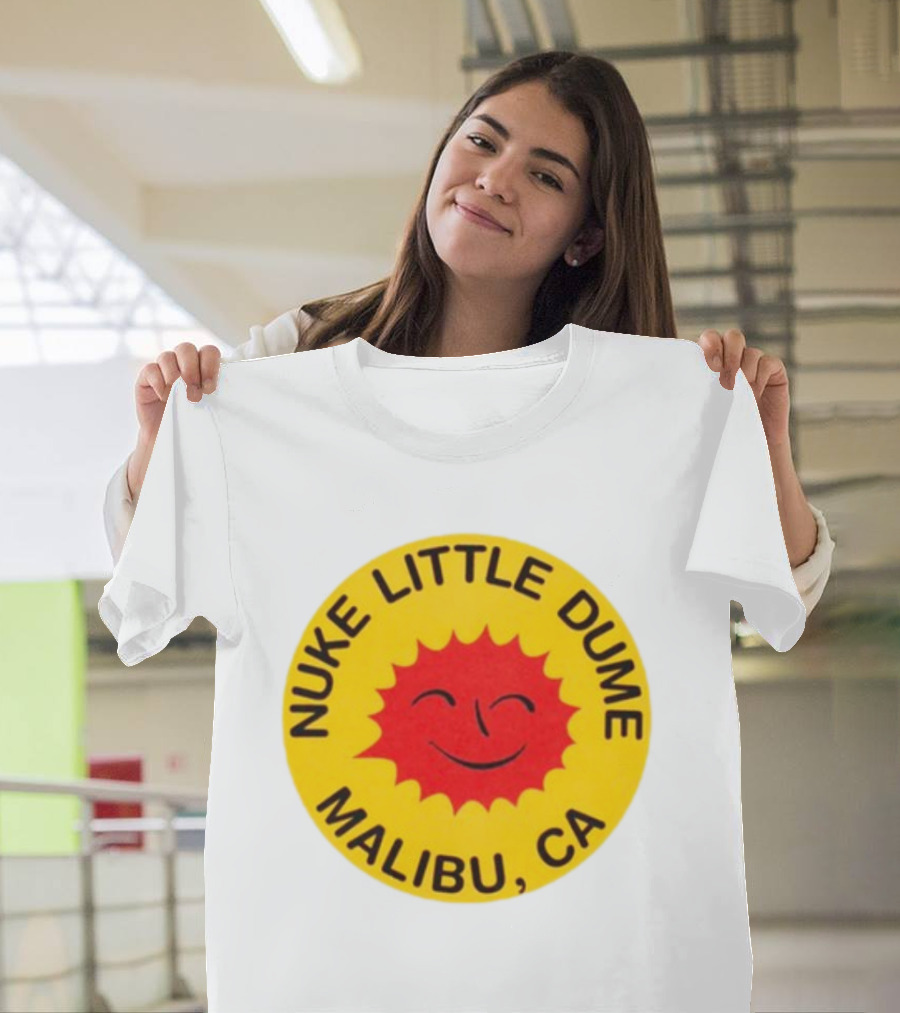 Nuke Little Dume Malibu CA Smiling Sun T-Shirt