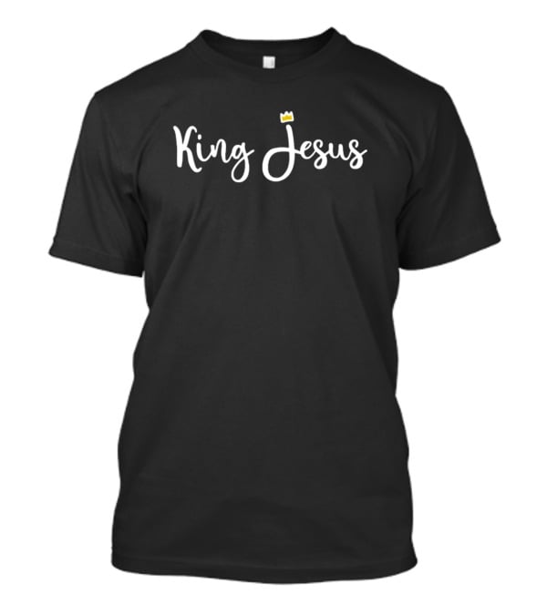Nathaniel Buzolic King Jesus Black Shirt With Crown Detail T-Shirt