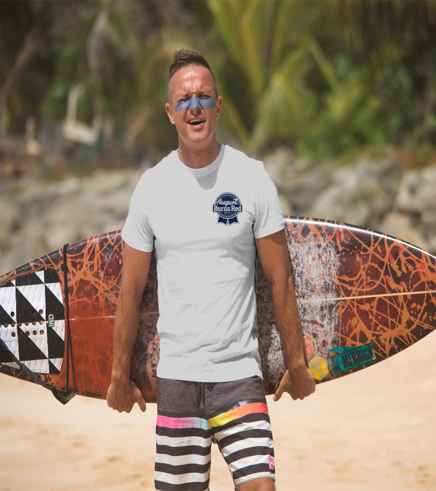 August Burns Red Beer Can Design White T-Shirt