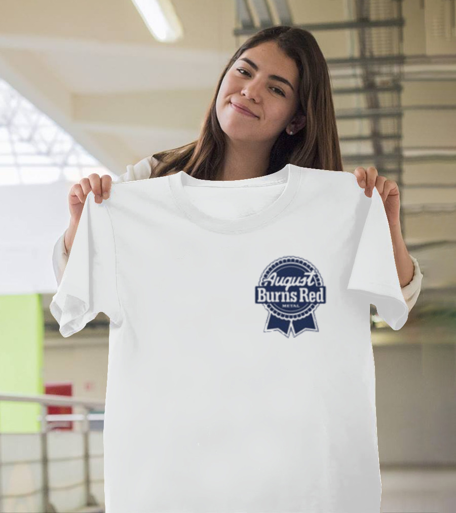 August Burns Red Beer Can Design White T-Shirt