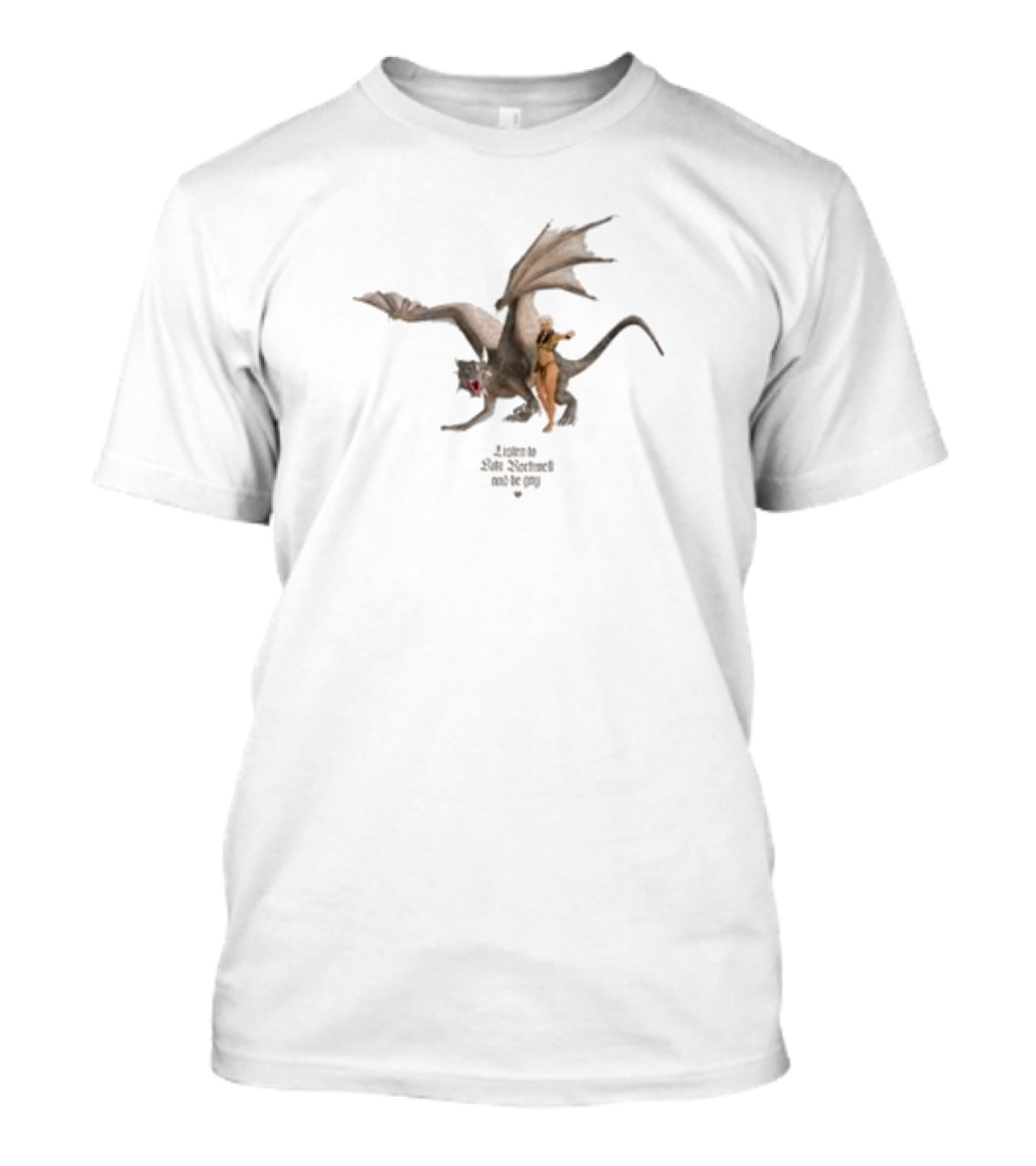 Kikirockwell Listen To Kiki Rockwell And Be Gay Riding Mythical Creature T-Shirt