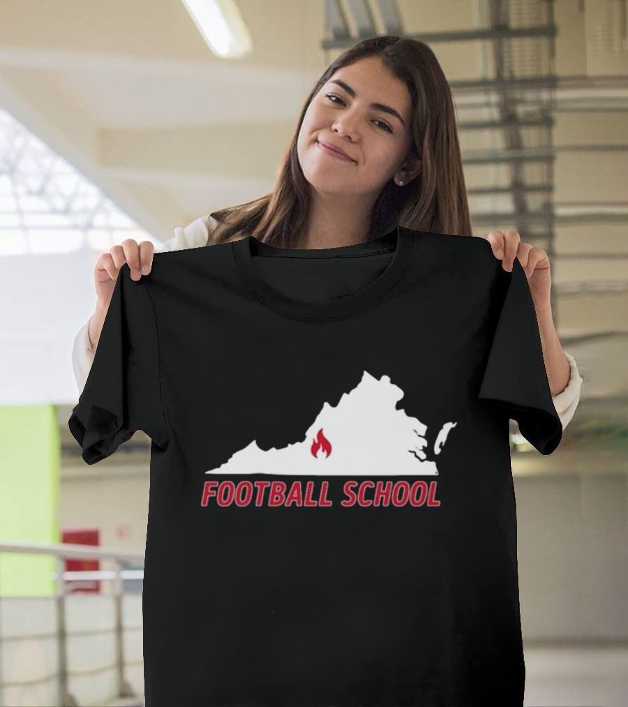 Virginia Fire Football School T-Shirt