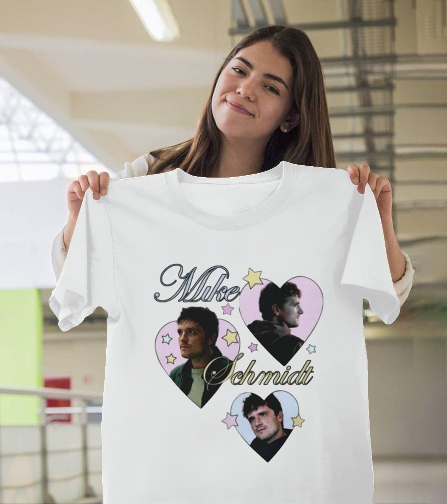 Mike Schmidt Mustardyard Press Shop Stars Hearts T-Shirt