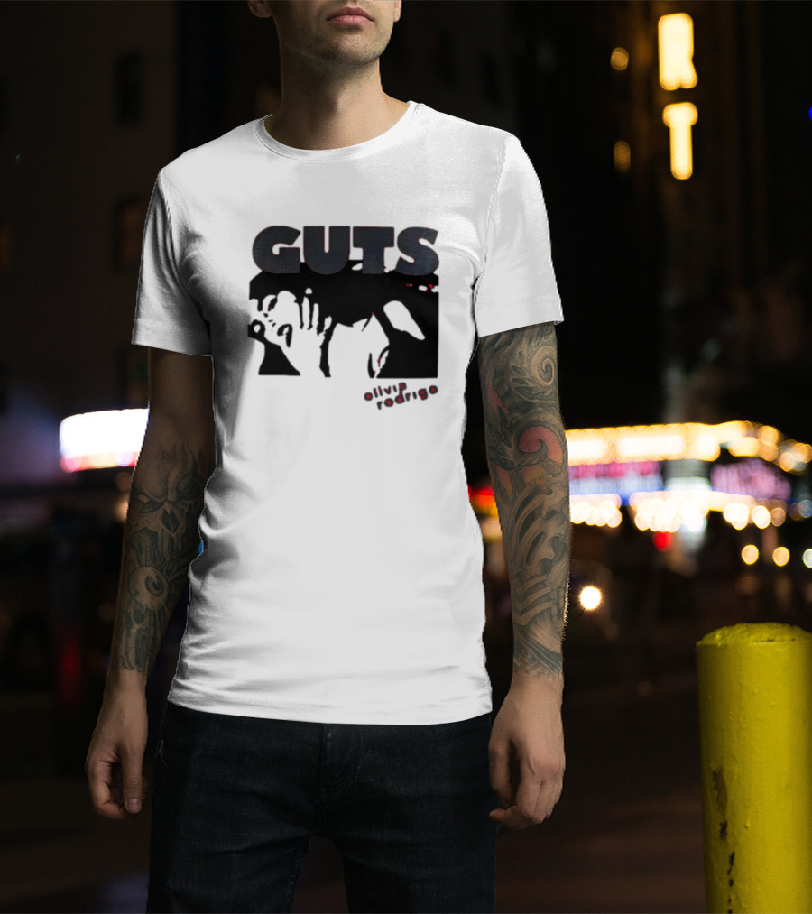 Guts Red Glittering Shadowy T-Shirt