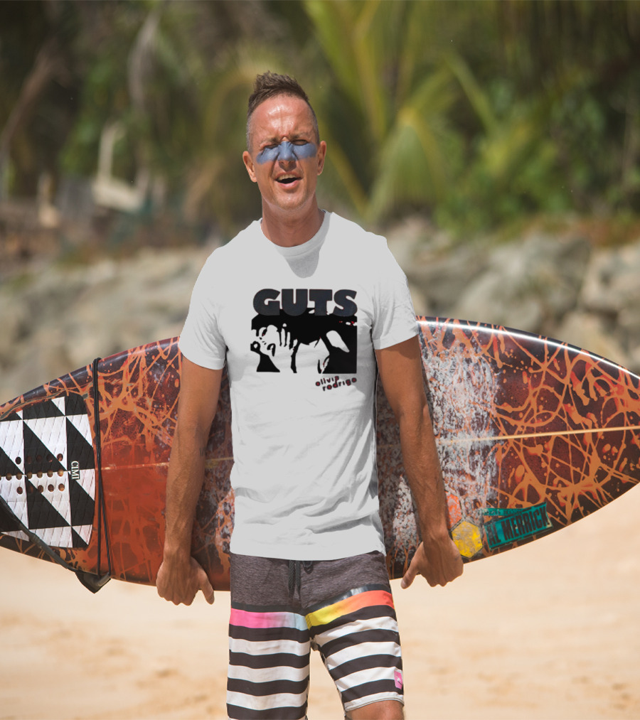 Guts Red Glittering Shadowy T-Shirt