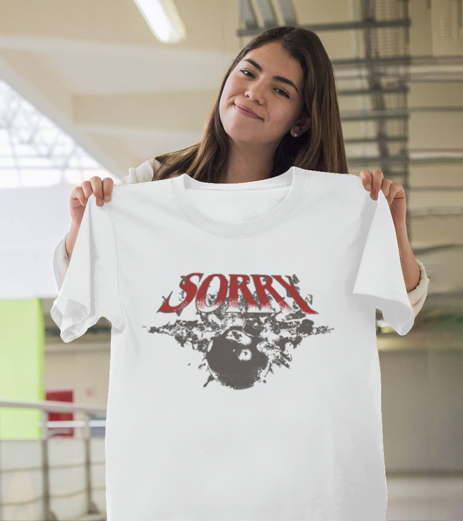 Sorry Bomb Warning Violently Improvised Material Explosive T-Shirt