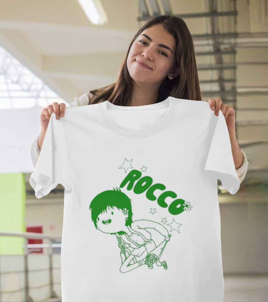 Rocco Animated Green Glow Character T-Shirt
