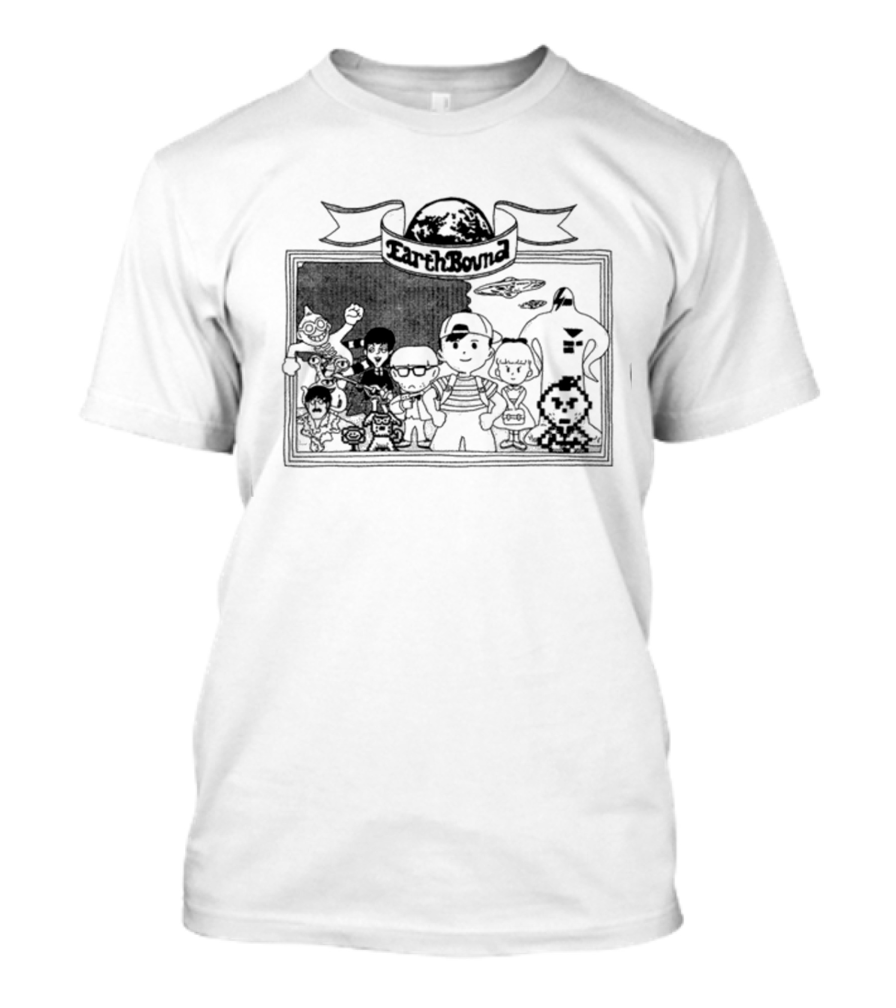 EarthBound Characters And Iconic Imagery Compilation T-Shirt