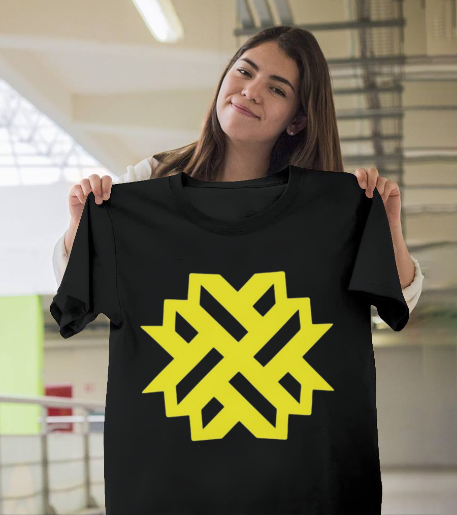 Naturewalkstudio Geometric Yellow Emblem T-Shirt