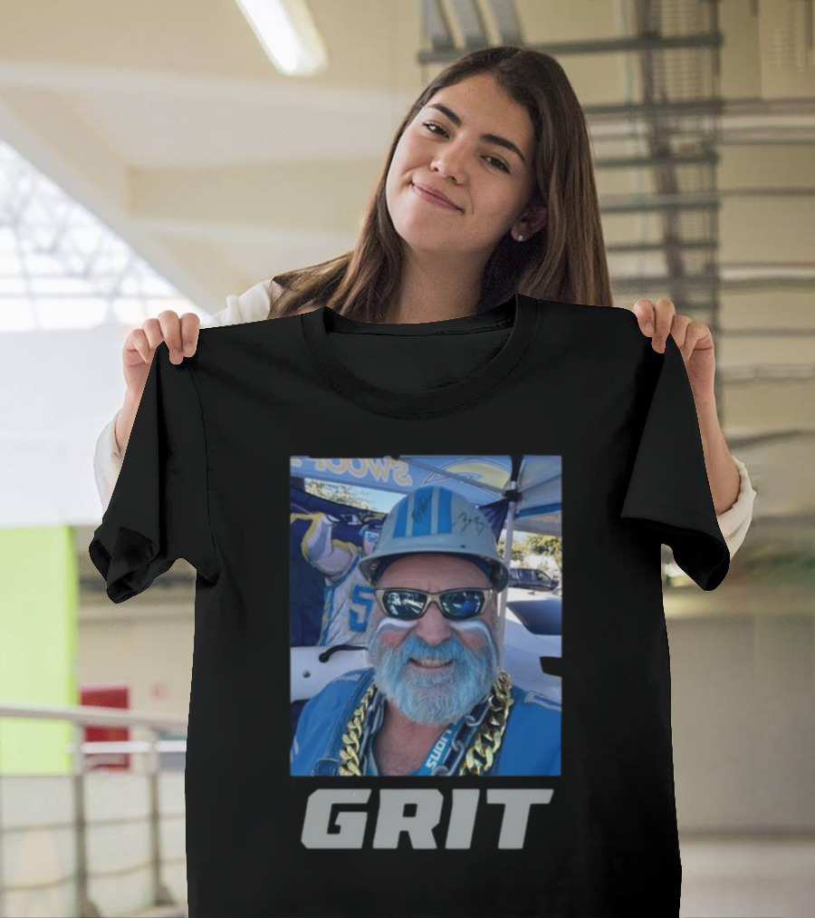 Lions Grit Gameday Enthusiast Celebrating Ron Crackman Crachiola T-Shirt