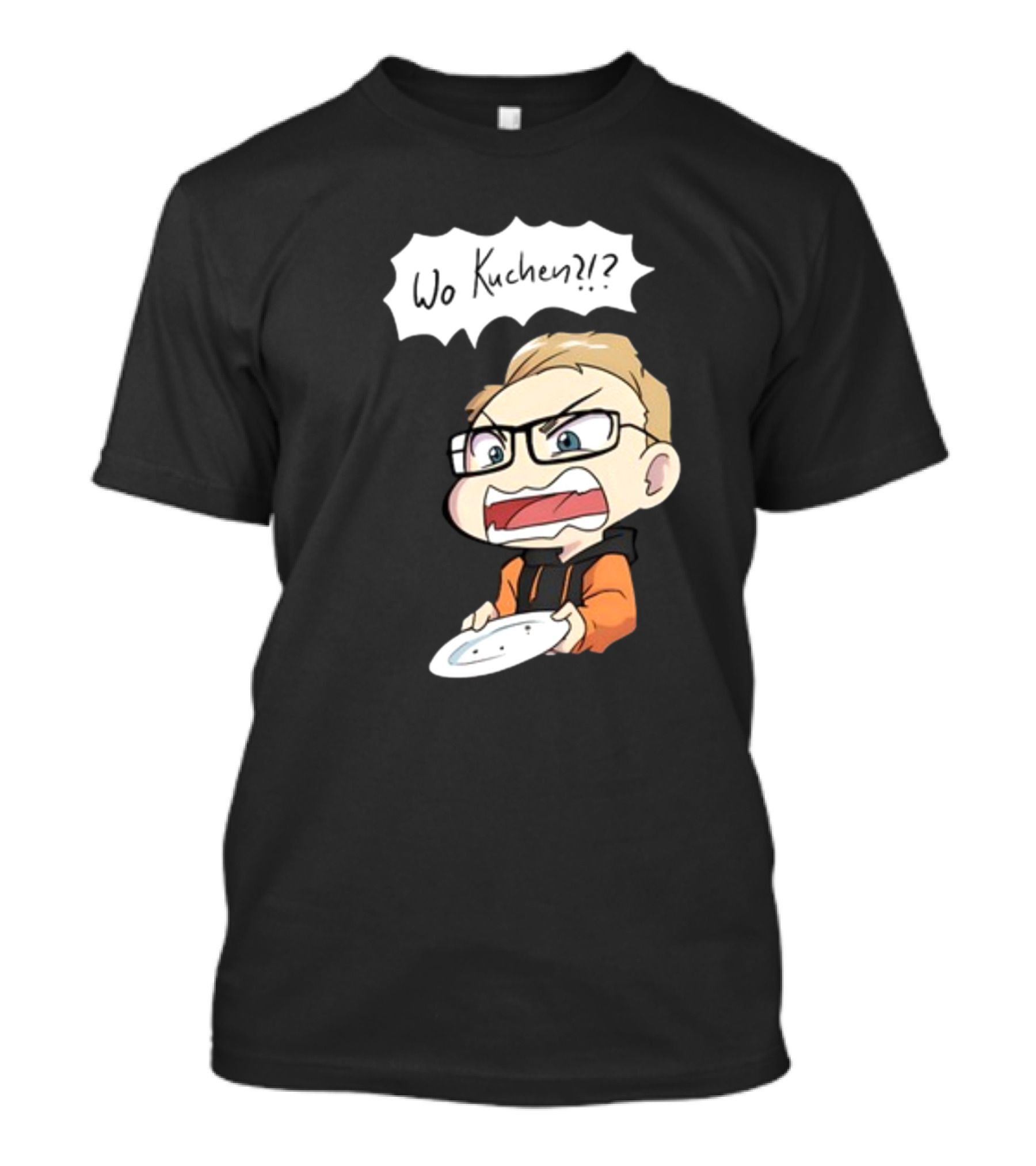 Wo Kuchen Kittycat Cakes Damen Comic Style Character T-Shirt