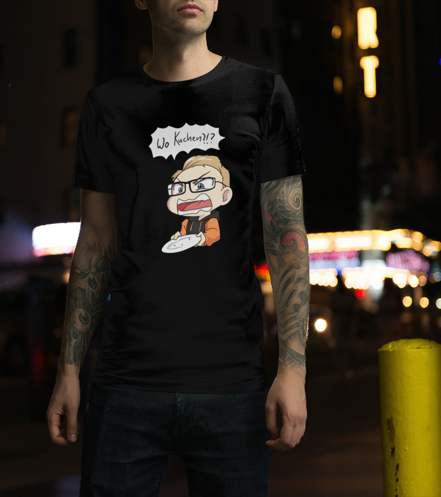 Wo Kuchen Kittycat Cakes Damen Comic Style Character T-Shirt