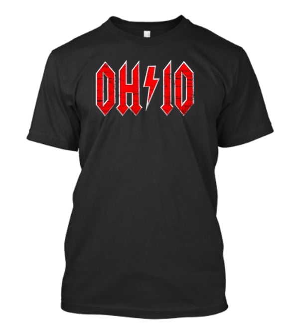 Ohio Thunder Bolt Iconic Rock Font T-Shirt