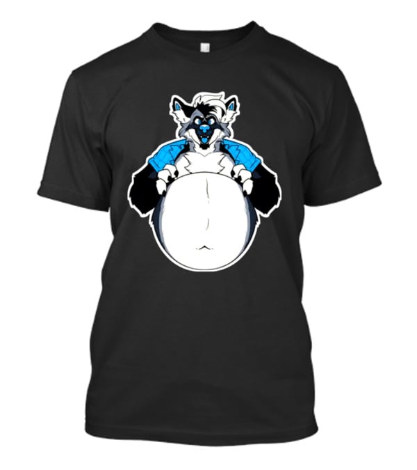 Sloshdog Jax's Cool Wolf Character T-Shirt