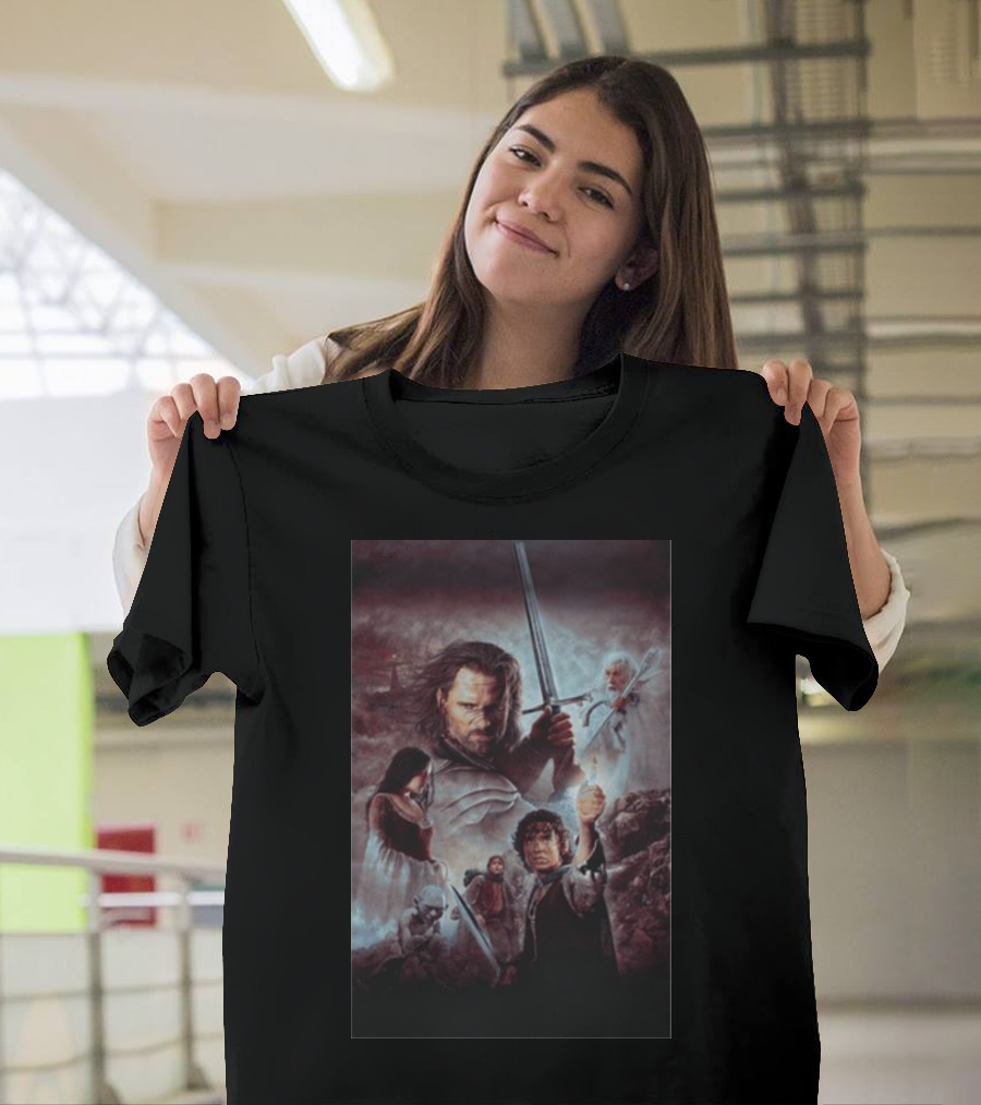 The Lord Of The Rings The Return Of The King Aragorn Frodo Gandalf Movie T-Shirt