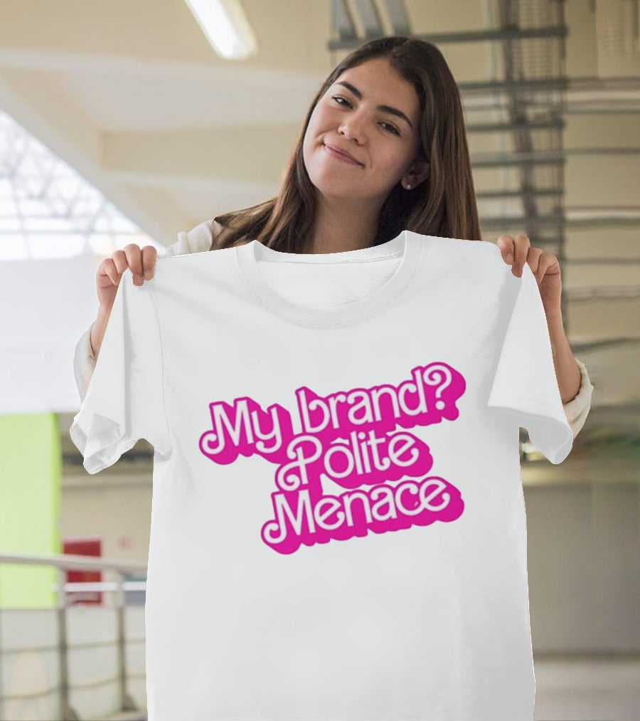 My Brand Polite Menace Barbie New T-Shirt