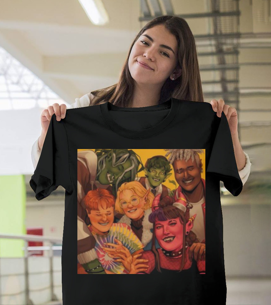 We're The Bad Fantasy Friends Group T-Shirt