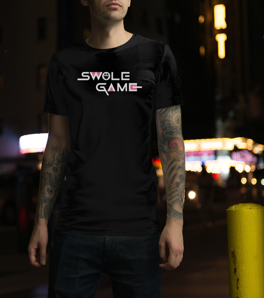 Swole Game Pixel Heart Emoji Style Icon T-Shirt