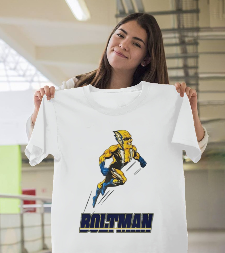 Boltman Superhero with Lightning Costume T-Shirt