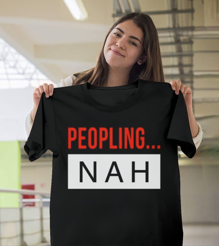 Peopling Nah Minimalist T-Shirt
