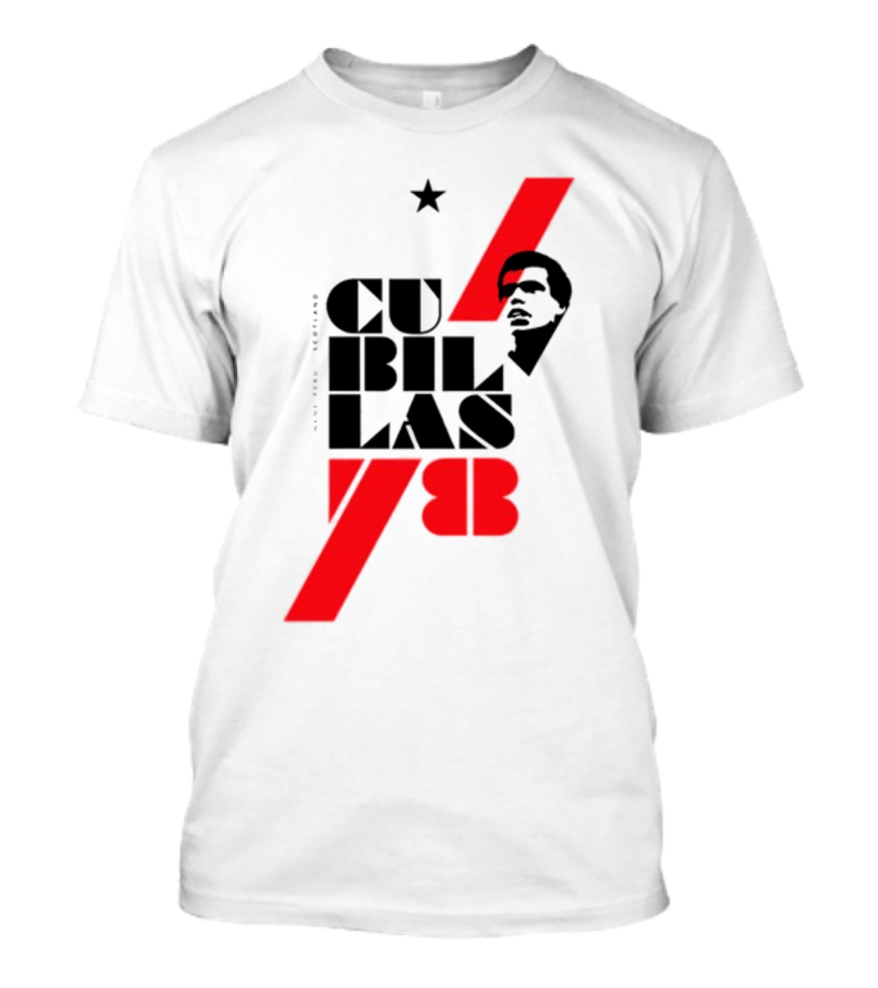 CUBILLAS 78 Star Iconic Red And Black T-Shirt
