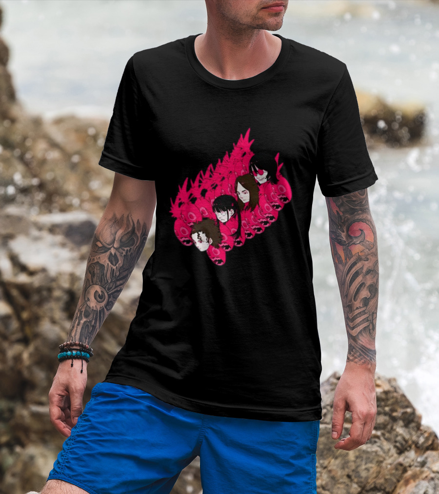 Concert Exclusive Jun Inagawa Pink Monster Characters T-Shirt