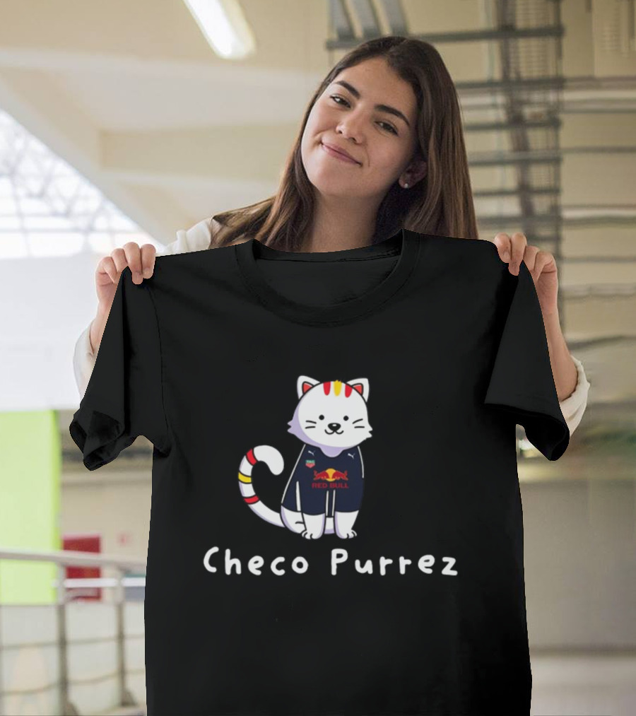 Checo Purrez Red Bull Cat T-Shirt