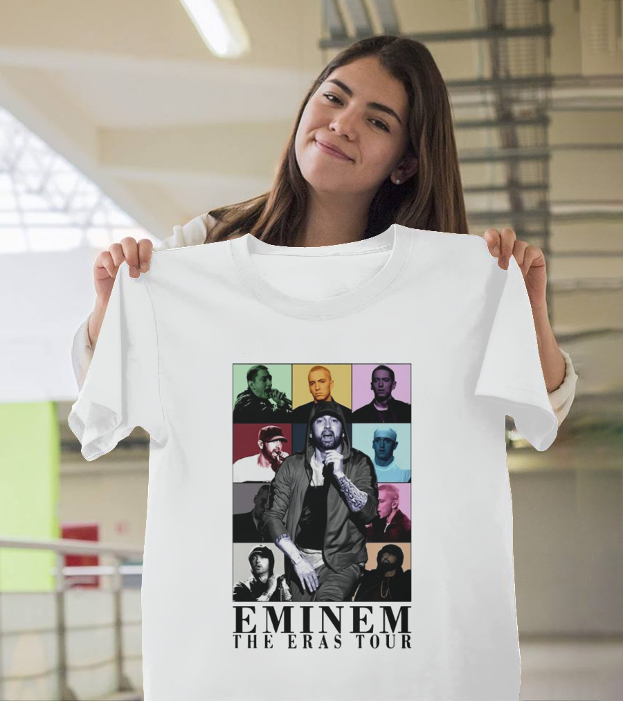 Eminem The Eras Tour Music Concert Collage T-Shirt