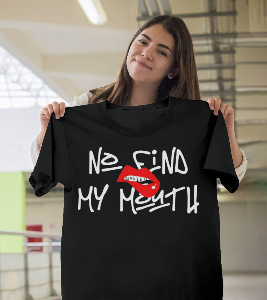 No Find My Mouth Lips Angel Icon T-Shirt