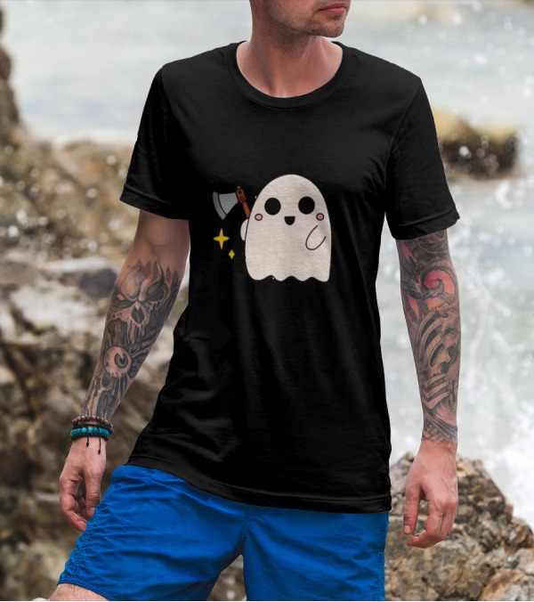 Your Face Pisses Me Off Ghost With Axe T-Shirt